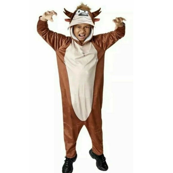 Child TAZ Halloween Costume Tasmanian Devil Looney Tunes Space Jam Size 8/12 - Picture 1 of 1